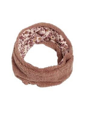 VERA BRADLEY Blush Fig Teddy Fleece Logo Scarf NEW with tags